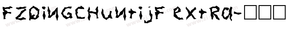 FZQingChunTiJF Extra字体转换